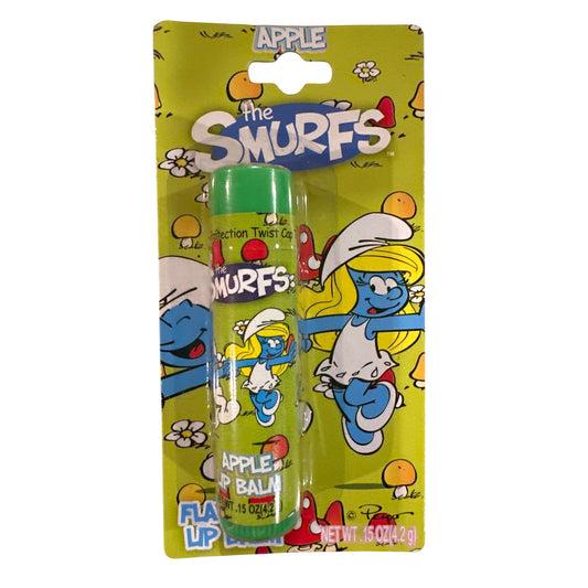 Lotta Luv THE SMURFS SMURFETTE Cartoon APPLE Flavored Lip Balm Rare Discontinued