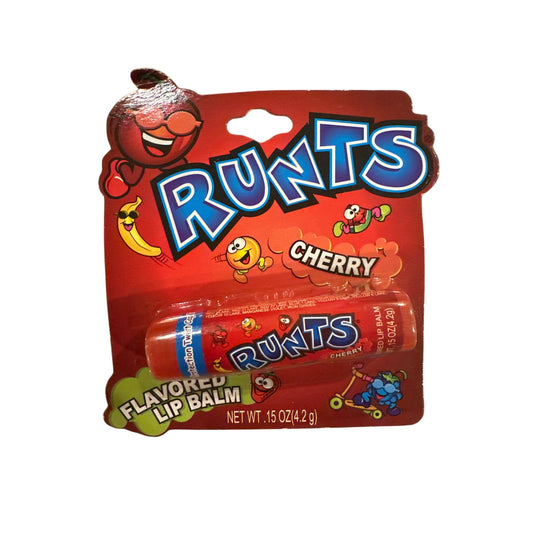 Lotta Luv RUNTS Candy CHERRY Flavored Lip Balm Rare Discontinued Collectible