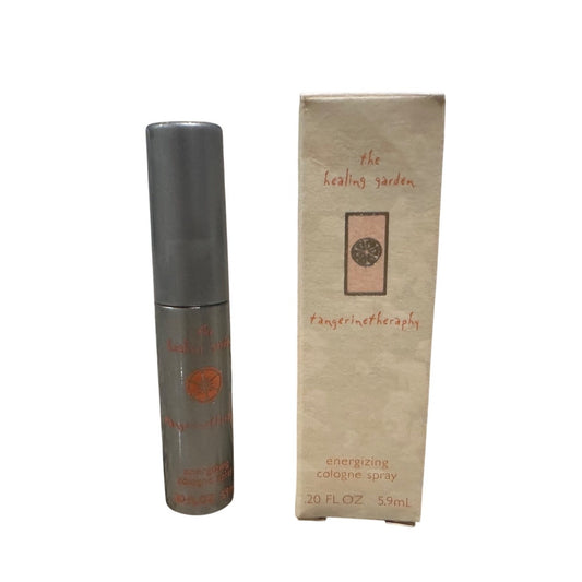 1 x Mini 0.20 Oz/5.9 mL The Healing Garden Tangerine Theraphy Energizing Cologne Spray Travel Size