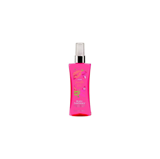 1 x 3.2 fl oz Body Fantasies Pink Vanilla Kiss Fantasy Body Spray