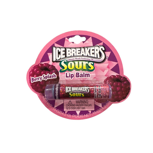 Lotta Luv ICE BREAKERS SOUR Candy BERRY SPLASH Flavored Lip Balm Discontinued