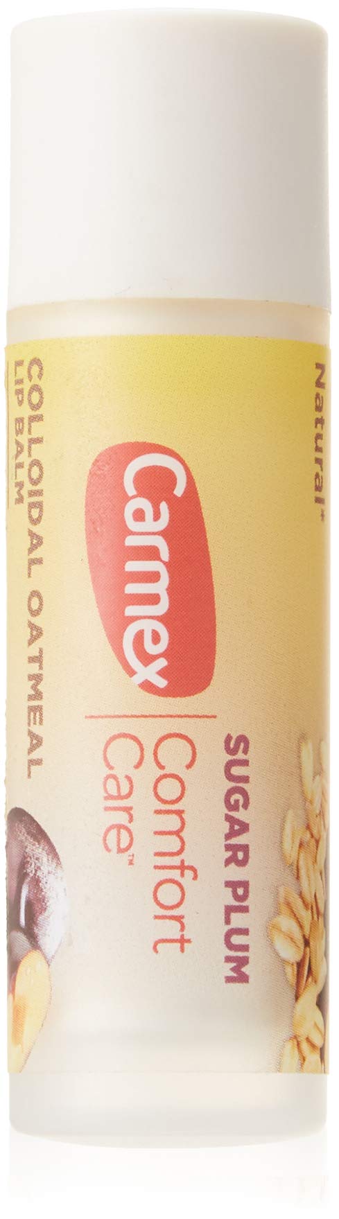 1 x .15 oz Sugar Plum Carmex Comfort Care Colloidal Oatmeal Lip Balm