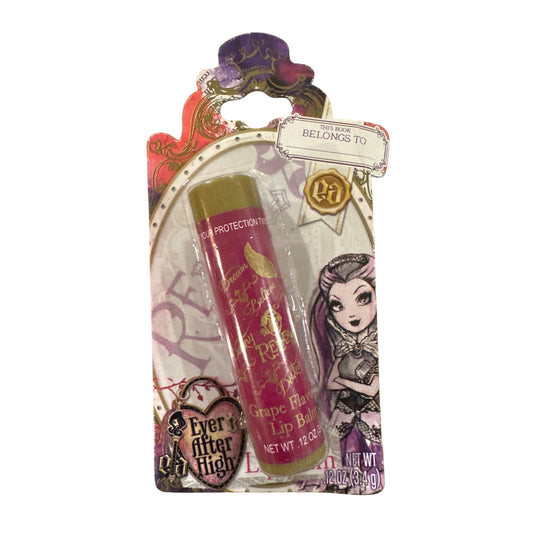 Lotta Luv EVER AFTER HIGH RAVEN QUEEN Cartoon GRAPE Flavored Lip Balm Rare!