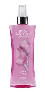 1x 8 fl oz Body Fantasies Body Spray for Women, Cotton Candy Fantasy Fragrance