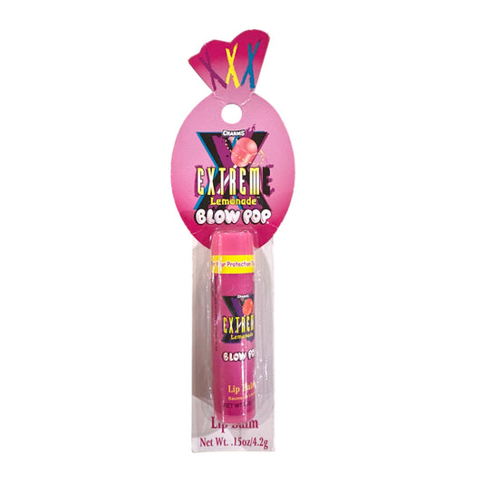 Lotta Luv CHARMS BLOW POP Candy EXTREME LEMONADE Flavored Lip Balm Collectible