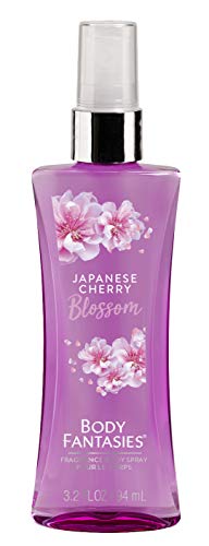 1 x 3.2 fl oz Body Fantasies®, Signature Fragrance Body Mist for Girls & Women - Japanese Cherry Blossom, Travel Size