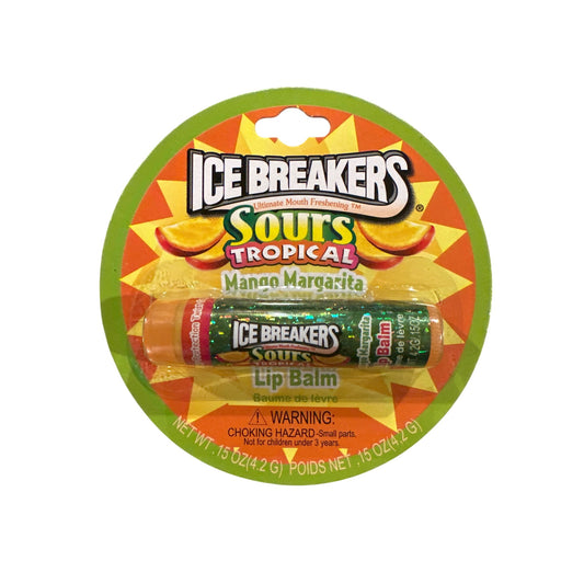 Lotta Luv ICE BREAKERS SOURS Candy MANGO MARGARITA Flavored Lip Balm Collectible