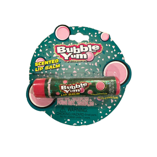 Lotta Luv BUBBLE YUM Candy WATERMELON Flavored Lip Balm Rare Discontinued
