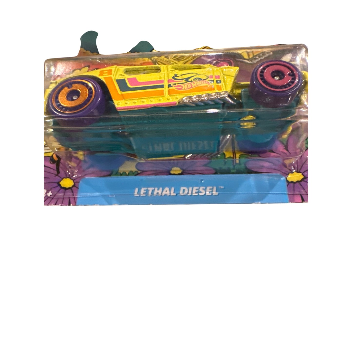 138/250 Hot Wheels Die-Cast Car Lethal Diesel 2/5 Spring Series Yellow Purple