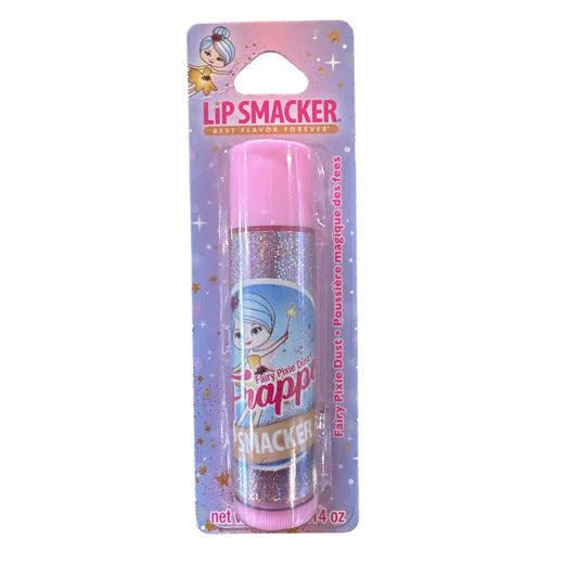 Lip Smacker FAIRY PIXIE DUST Flavored Collectible Lip Balm Pink Silver Blue