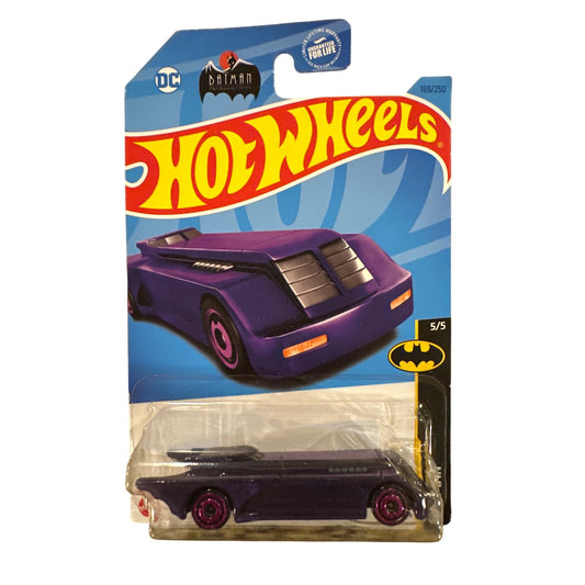 169/250 Hot Wheels Die-Cast Car Purple Batman : The Animated Series 5/5 Batman