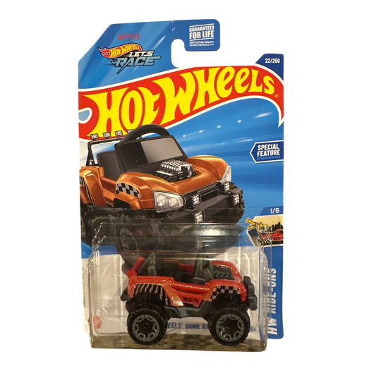 22/250 Hot Wheels Die-Cast Car Power Wheels Dune Racer 1/5 HW Ride-Ons Orange