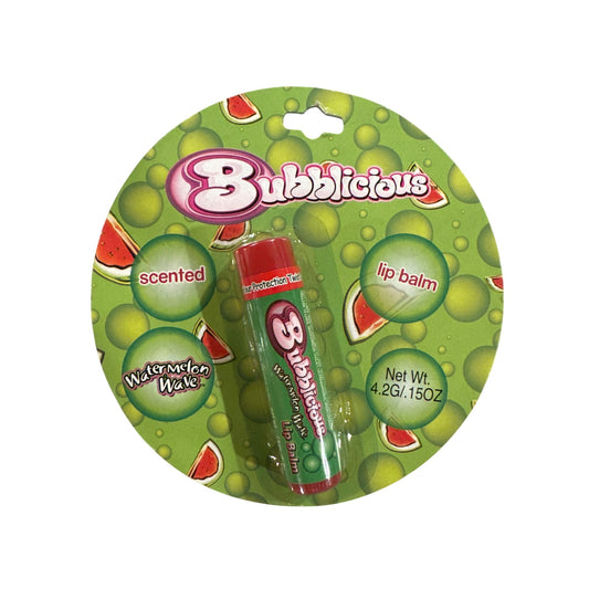 Lotta Luv BUBBLICIOUS Candy WATERMELON WAVE Flavored Lip Balm Rare Collectible